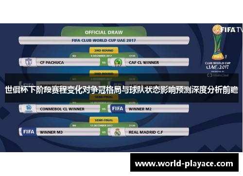 世俱杯下阶段赛程变化对争冠格局与球队状态影响预测深度分析前瞻 世俱杯下阶段赛程变化对争冠格局与球队状态影响预测深度分析前瞻